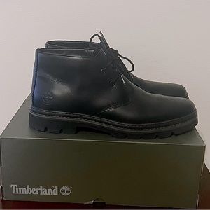 TIMBERLAND PORT UNION WATERPROOF CHUKKA BLACK FULL GRAIN size 11